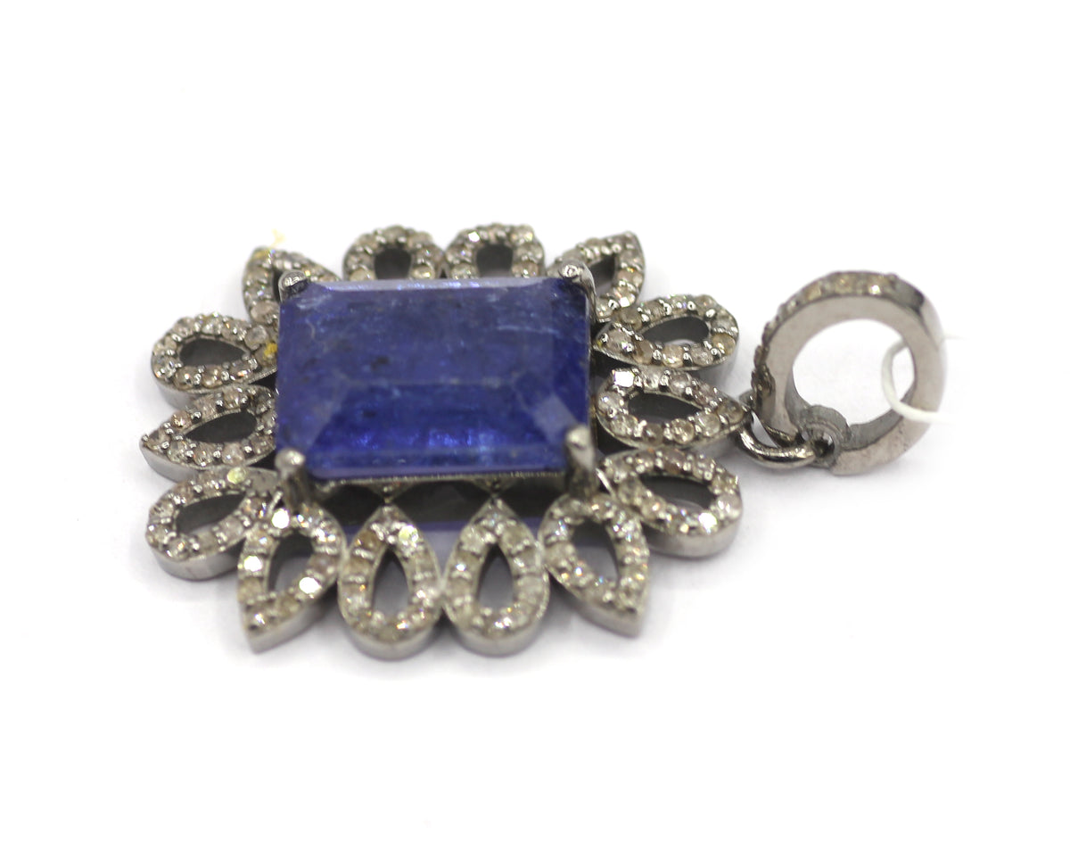 92.5 sterling silver Diamond pendant