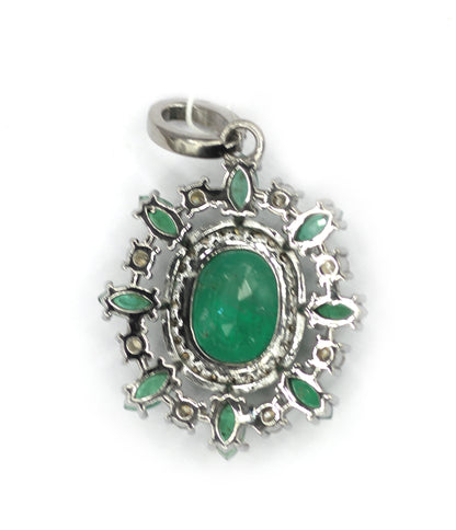 92.5 sterling silver Diamond pendant