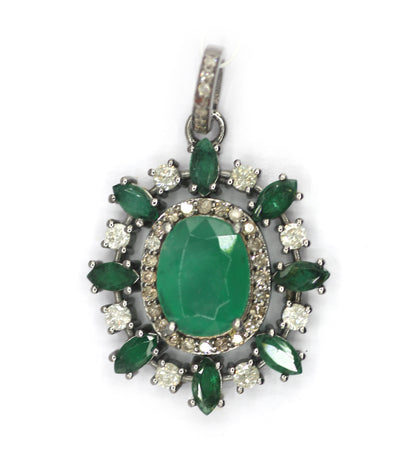 92.5 sterling silver Diamond pendant
