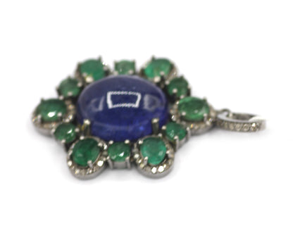 92.5 sterling silver Diamond pendant
