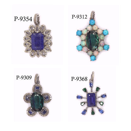 92.5 sterling silver Diamond pendant