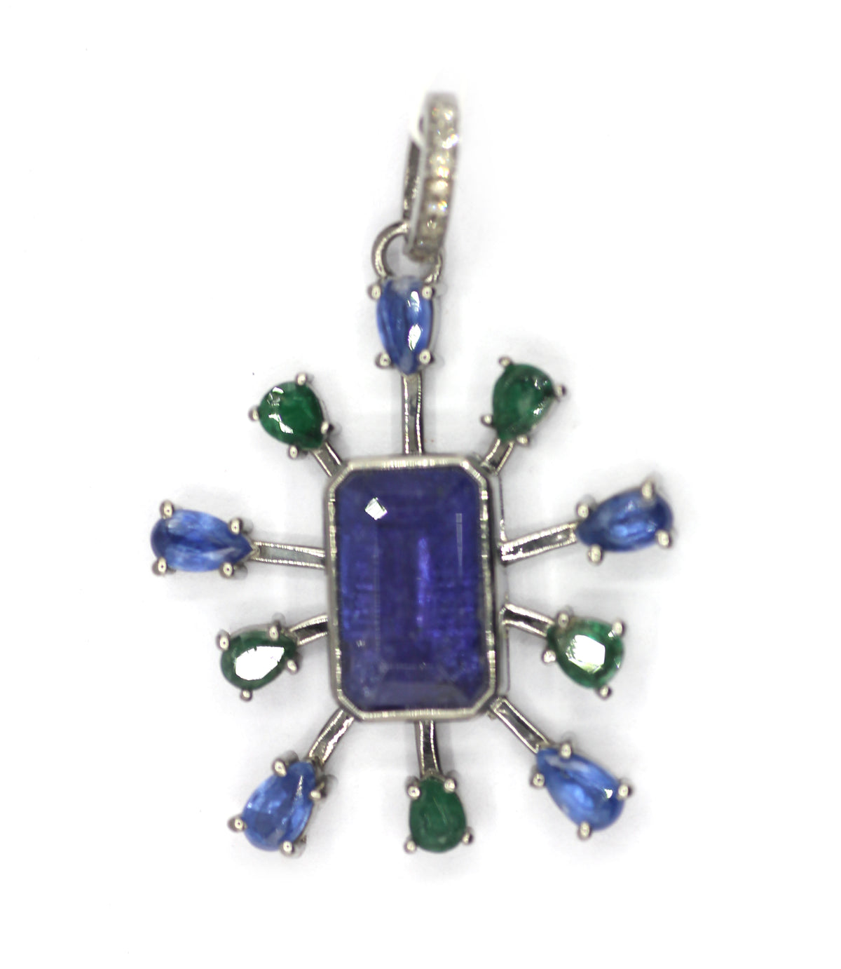 92.5 sterling silver Diamond pendant
