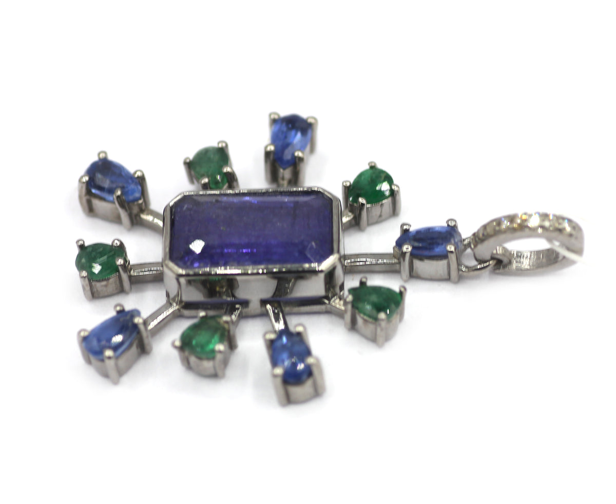 92.5 sterling silver Diamond pendant