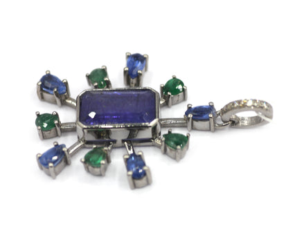 92.5 sterling silver Diamond pendant