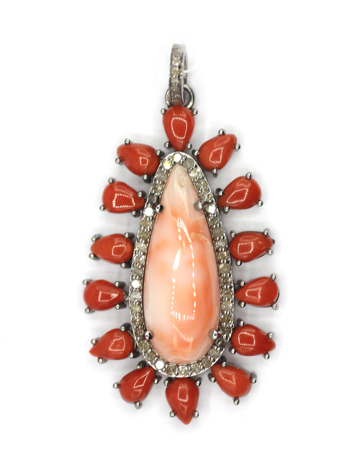 92.5 sterling silver Diamond pendant
