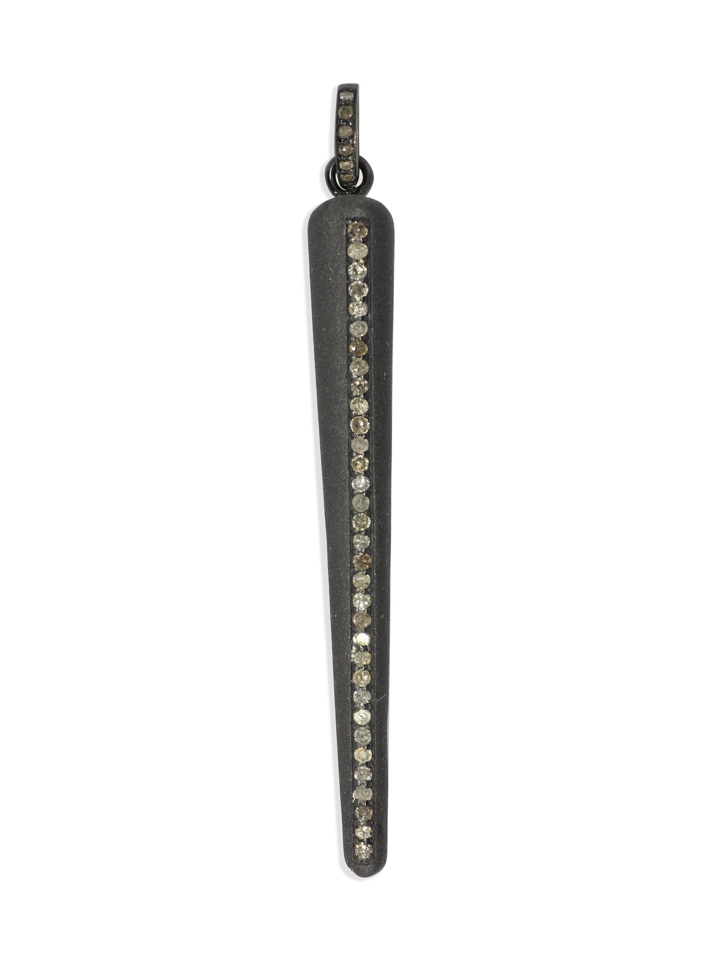 Spike Shape Diamond Pendants