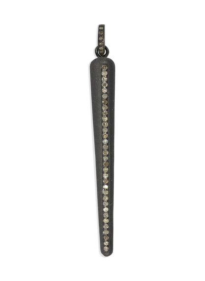 Spike Shape Diamond Pendants