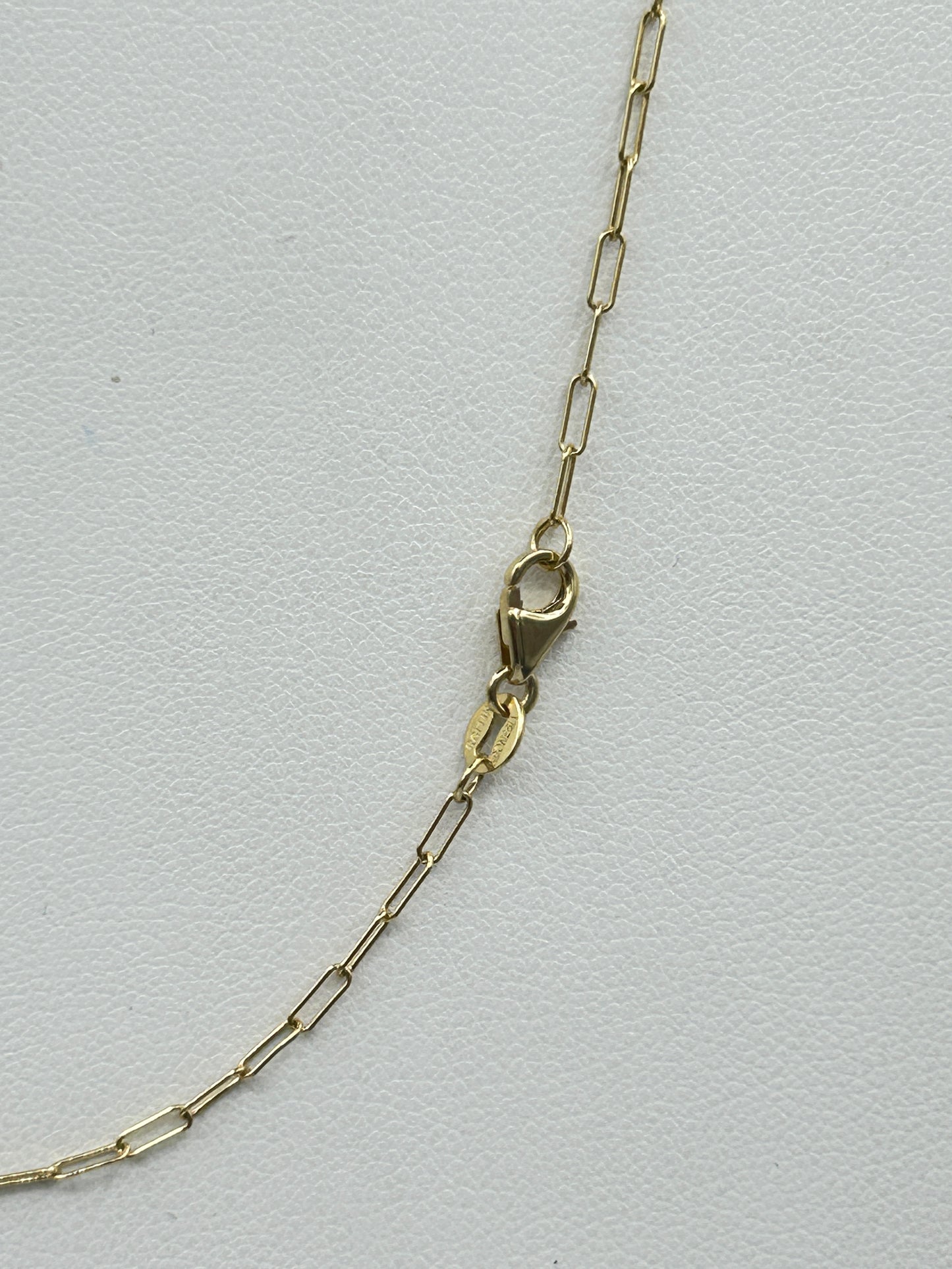 14k Solid Gold Diamond Necklace