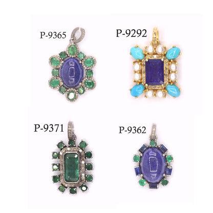 92.5 sterling silver Diamond pendant