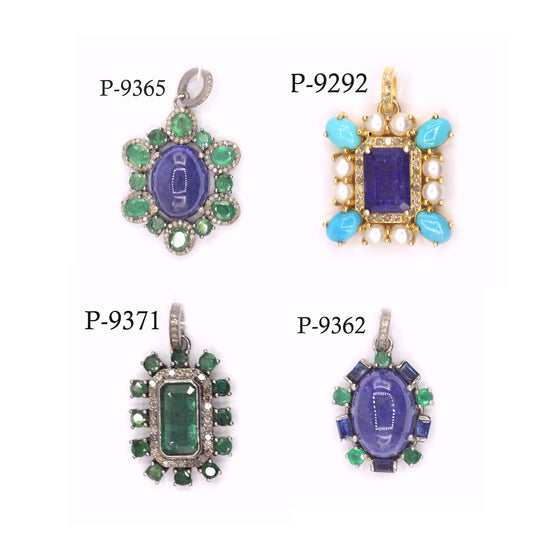 92.5 sterling silver Diamond pendant