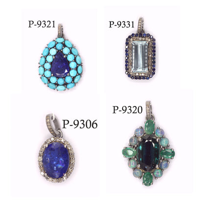 92.5 sterling silver Diamond pendant