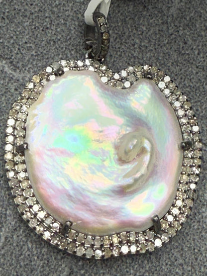 Pearl Diamond Pendant