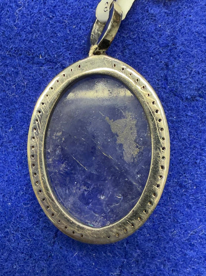 Sapphire Diamond Pendant