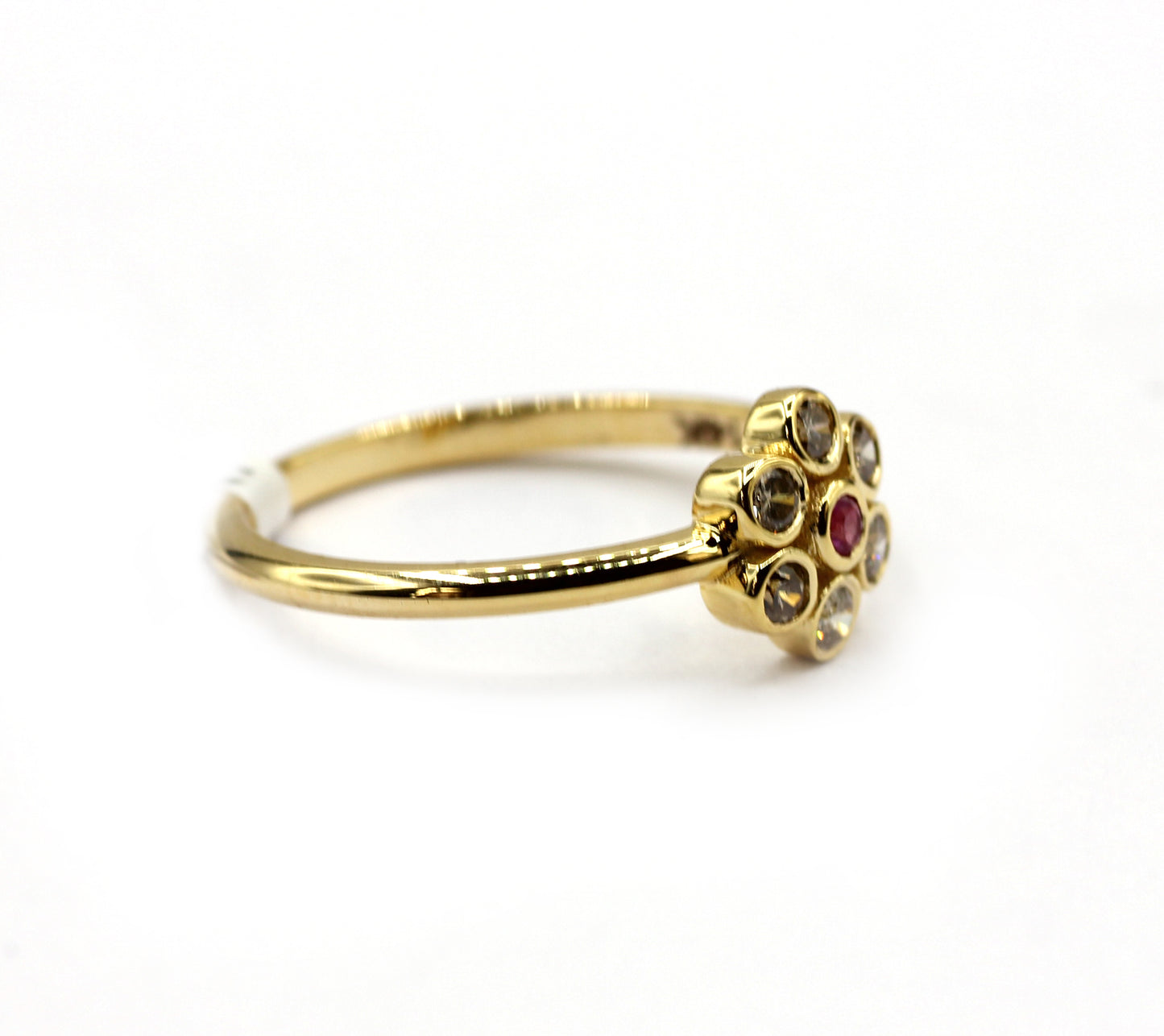 14k Solid Gold Diamond Rings..