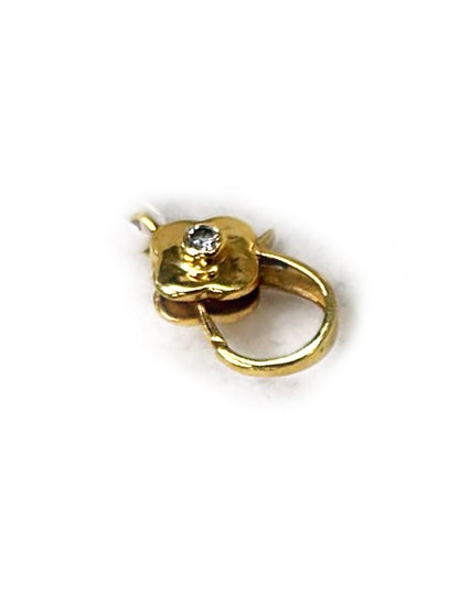 14k Solid Gold Diamond Clasps