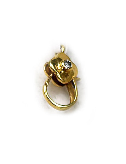 14k Solid Gold Diamond Clasps