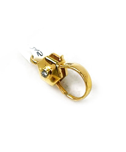 14k Solid Gold Diamond Clasps