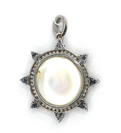 92.5 sterling silver Diamond pendant
