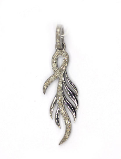 92.5 sterling silver Diamond pendant
