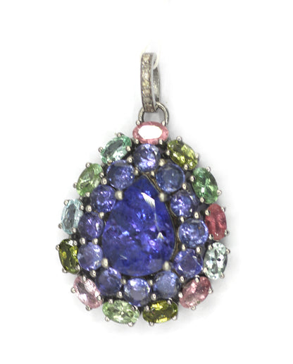92.5 sterling silver Diamond pendant