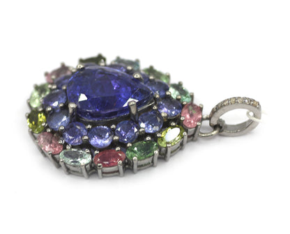 92.5 sterling silver Diamond pendant