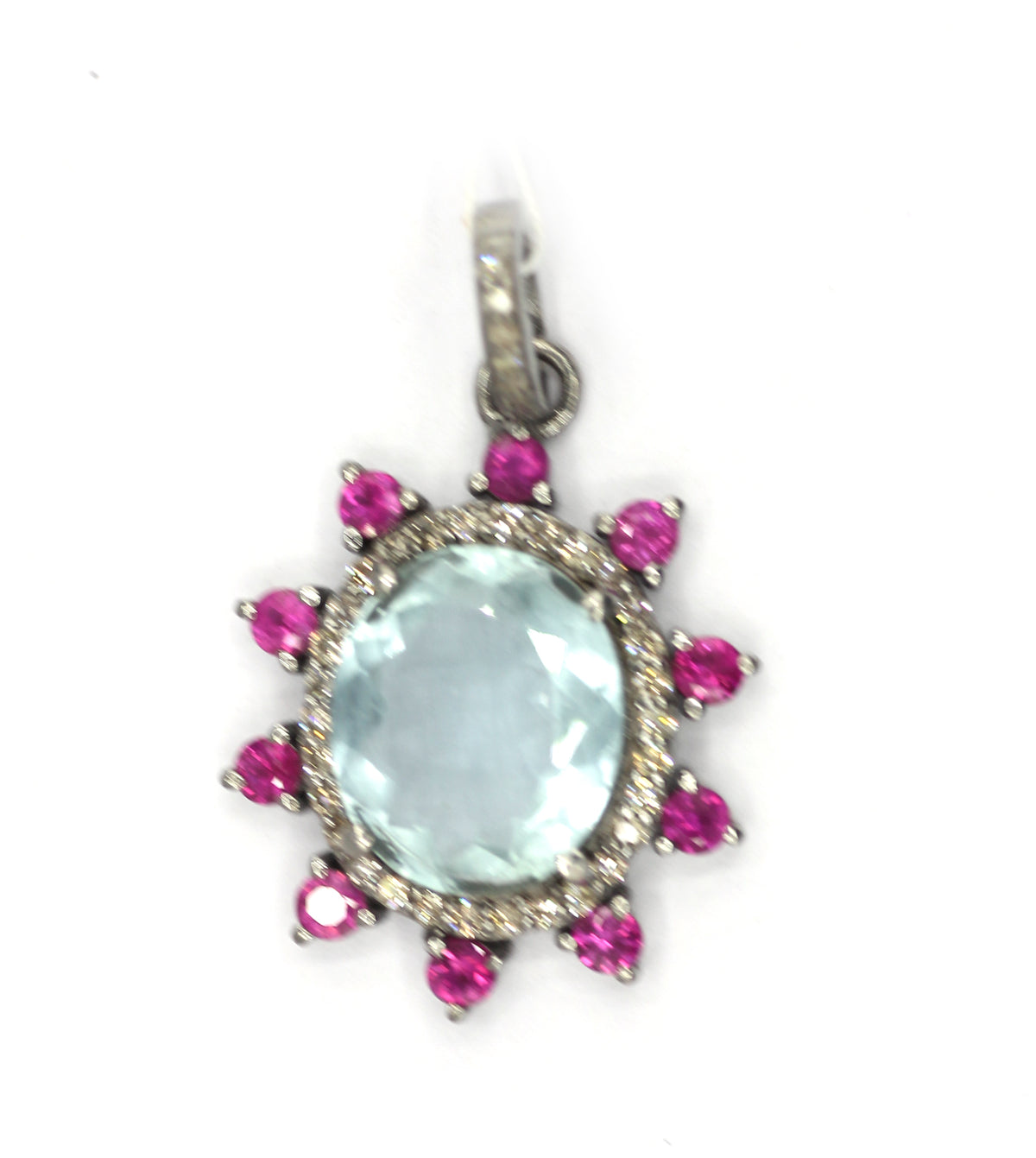 92.5 sterling silver Diamond pendant