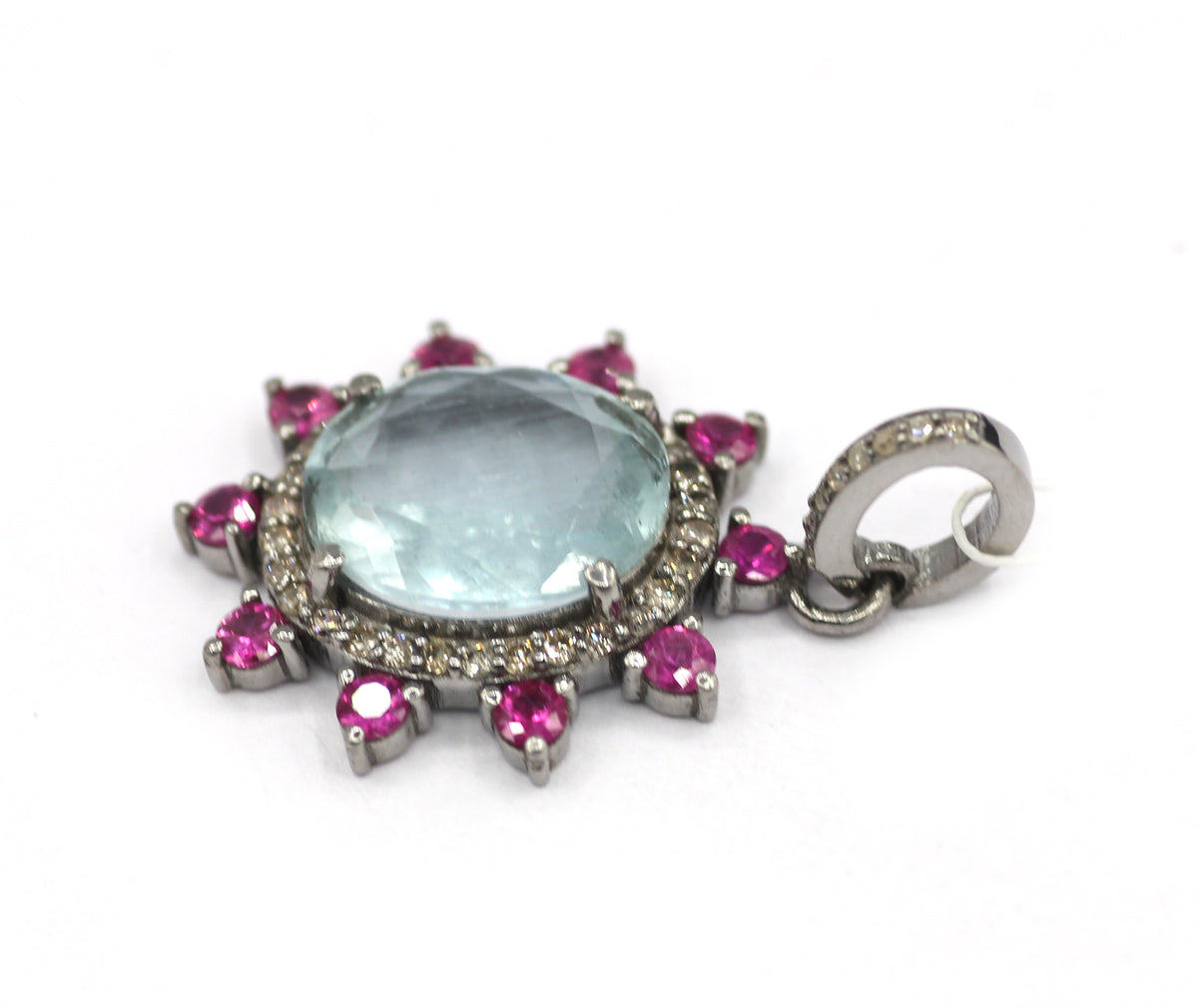 92.5 sterling silver Diamond pendant