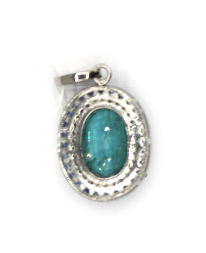 92.5 sterling silver Diamond pendant