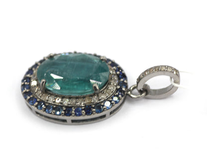 92.5 sterling silver Diamond pendant