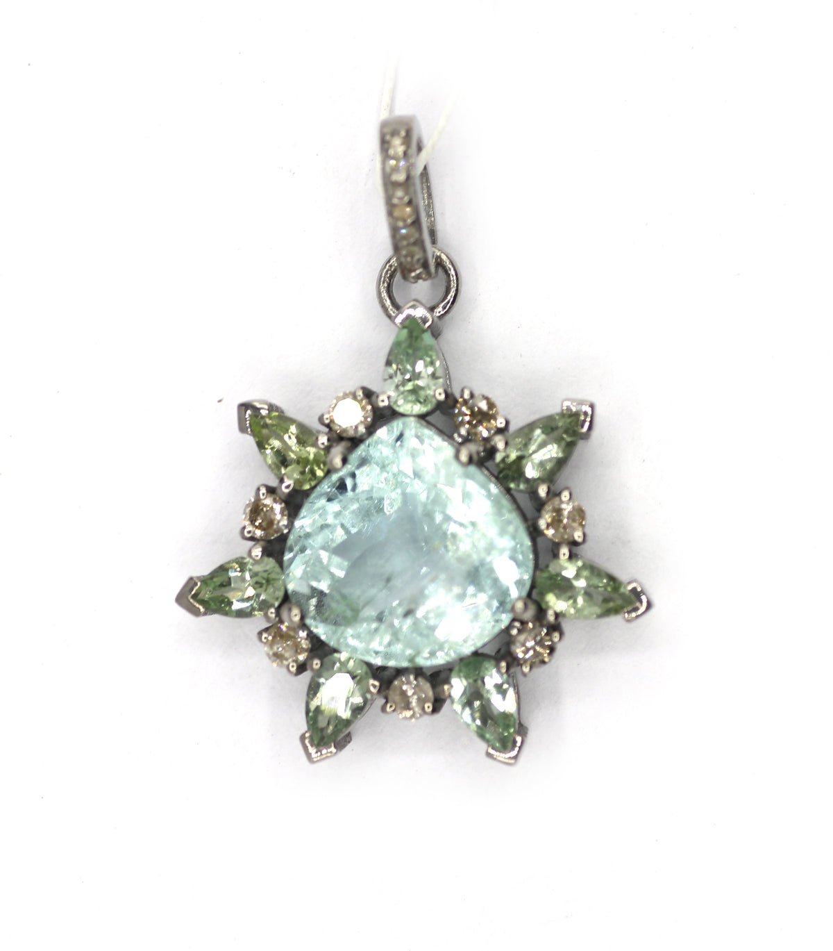 92.5 sterling silver Diamond pendant