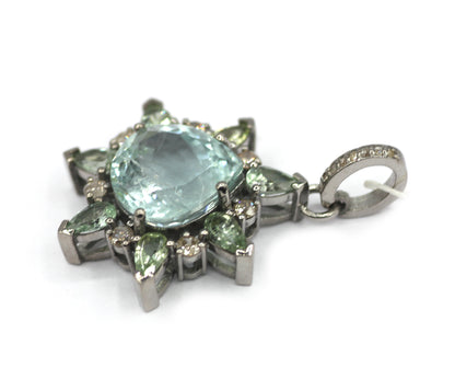 92.5 sterling silver Diamond pendant