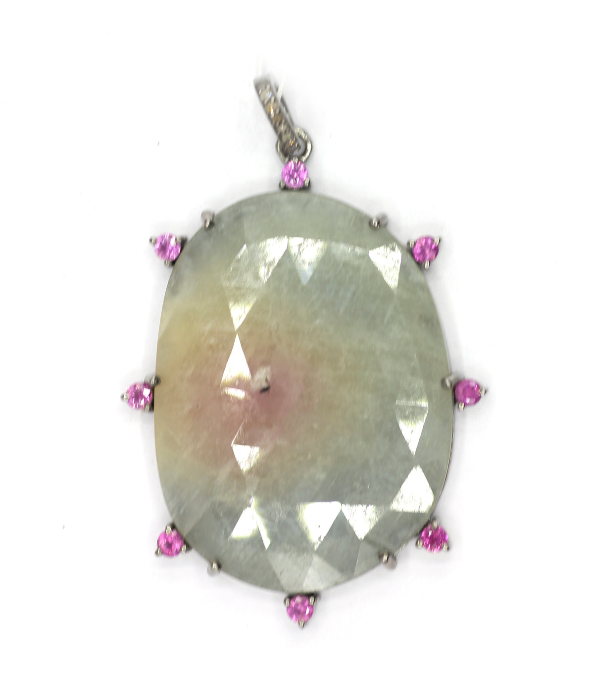 92.5 sterling silver Diamond pendant