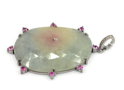 92.5 sterling silver Diamond pendant