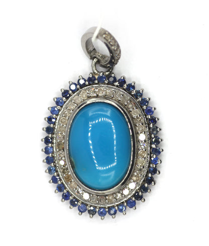 92.5 sterling silver Diamond pendant