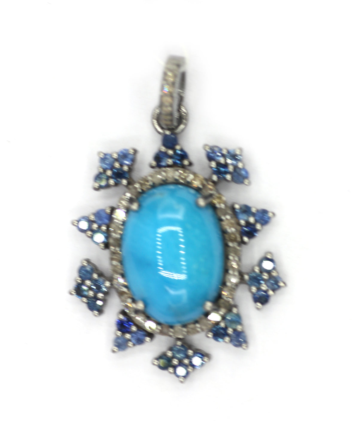 92.5 sterling silver Diamond pendant