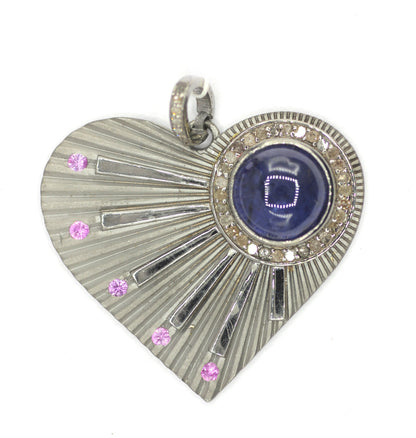 92.5 sterling silver Diamond pendant
