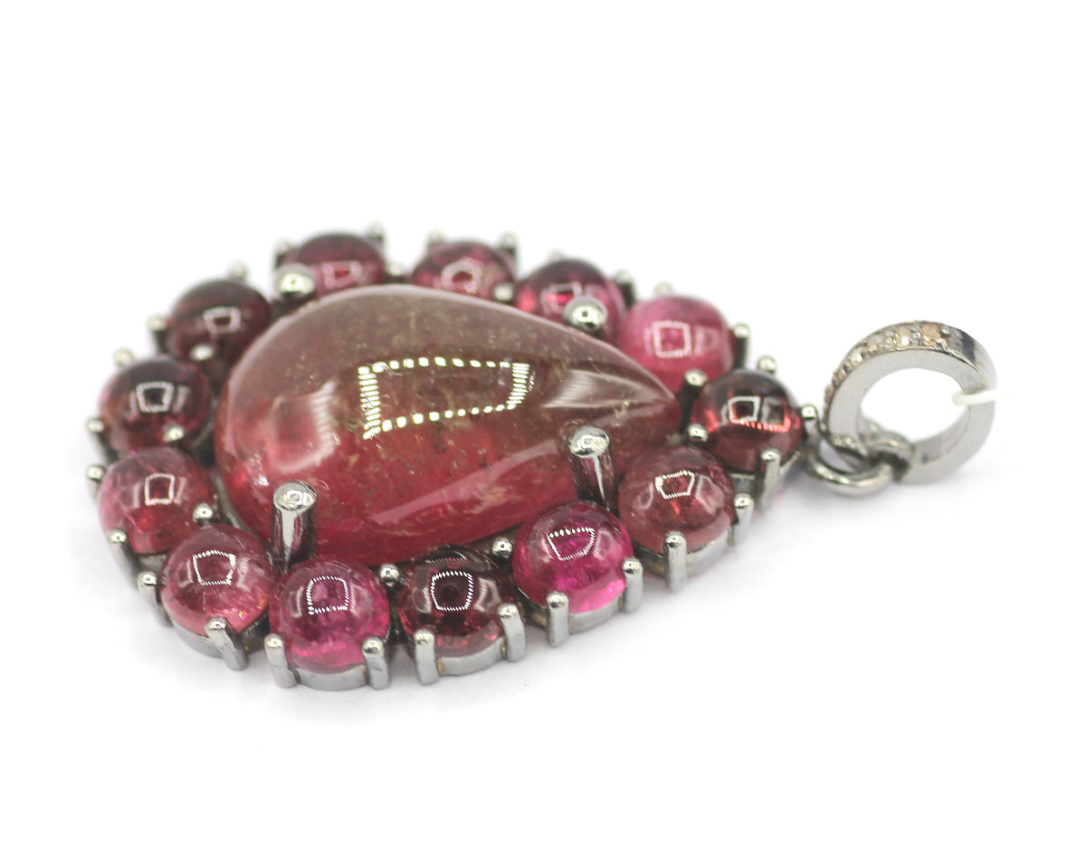 92.5 sterling silver Diamond pendant