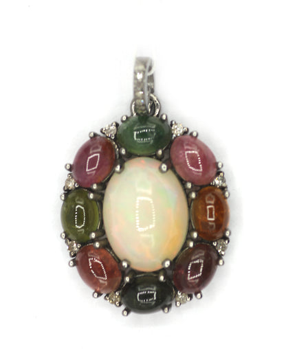 92.5 sterling silver Diamond pendant
