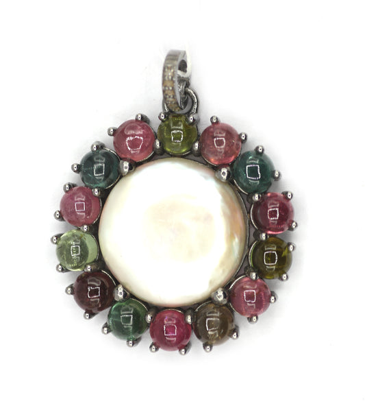 92.5 sterling silver Diamond pendant