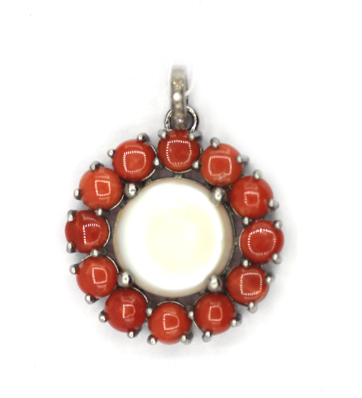 92.5 sterling silver Diamond pendant
