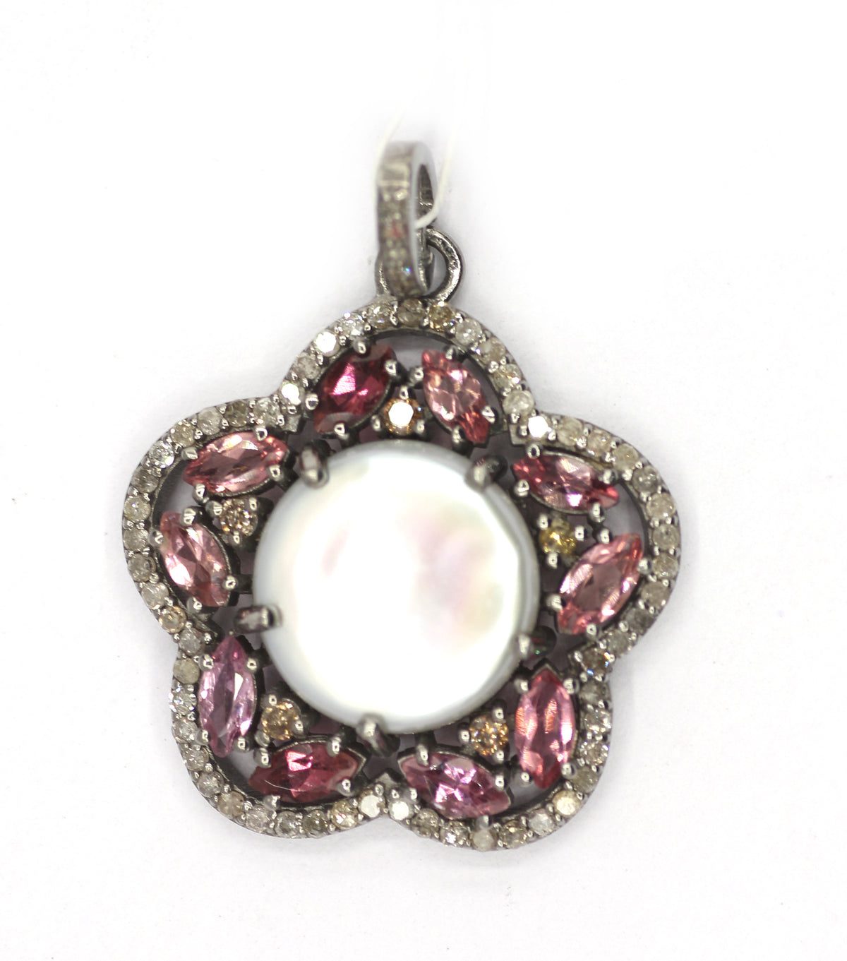 92.5 sterling silver Diamond pendant