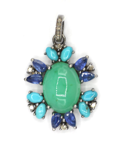 92.5 sterling silver Diamond pendant