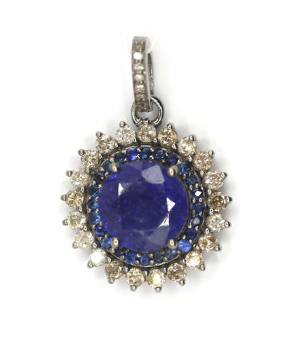 92.5 sterling silver Diamond pendant