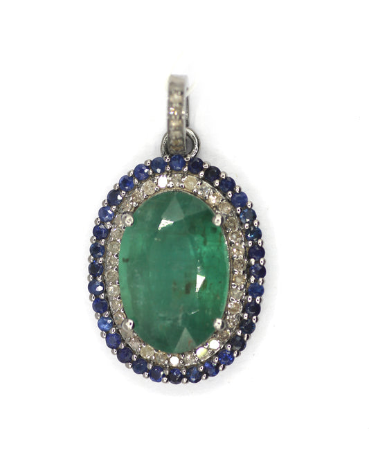 92.5 sterling silver Diamond pendant