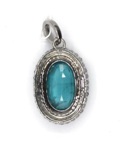92.5 sterling silver Diamond pendant