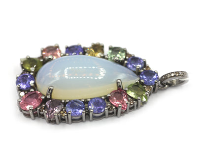 92.5 sterling silver Diamond pendant