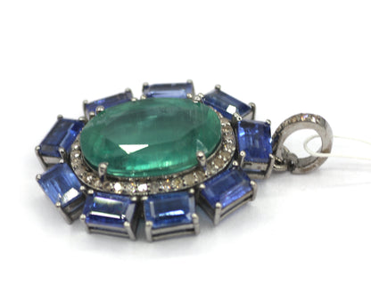 92.5 sterling silver Diamond pendant