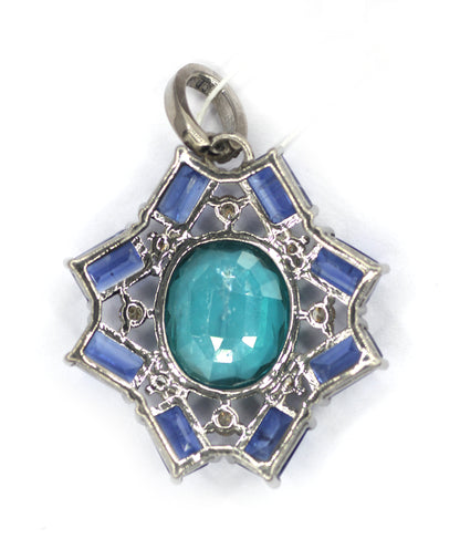 92.5 sterling silver Diamond pendant