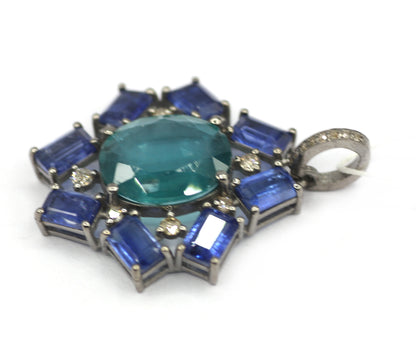 92.5 sterling silver Diamond pendant