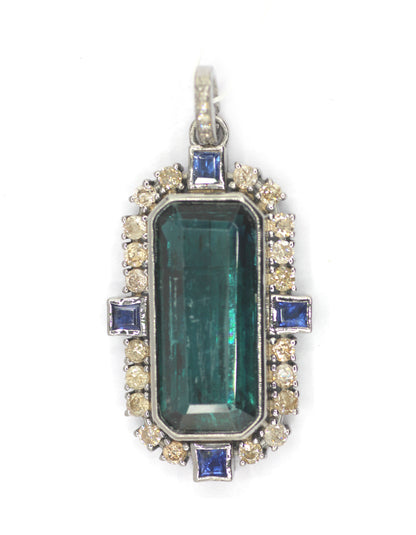 92.5 sterling silver Diamond pendant